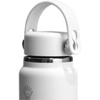 Hydro Flask Micro Hydro Mini Bottle with FlexClip, 6.7 oz Laser Engraving - White - Photo