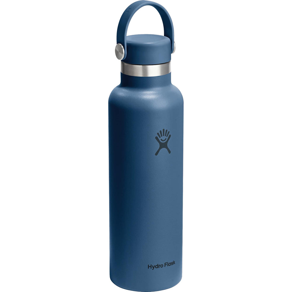 Hydro Flask Standard Mouth Bottle with Flex Cap, 21 oz Full Color - Harbor Blue - Photo 3