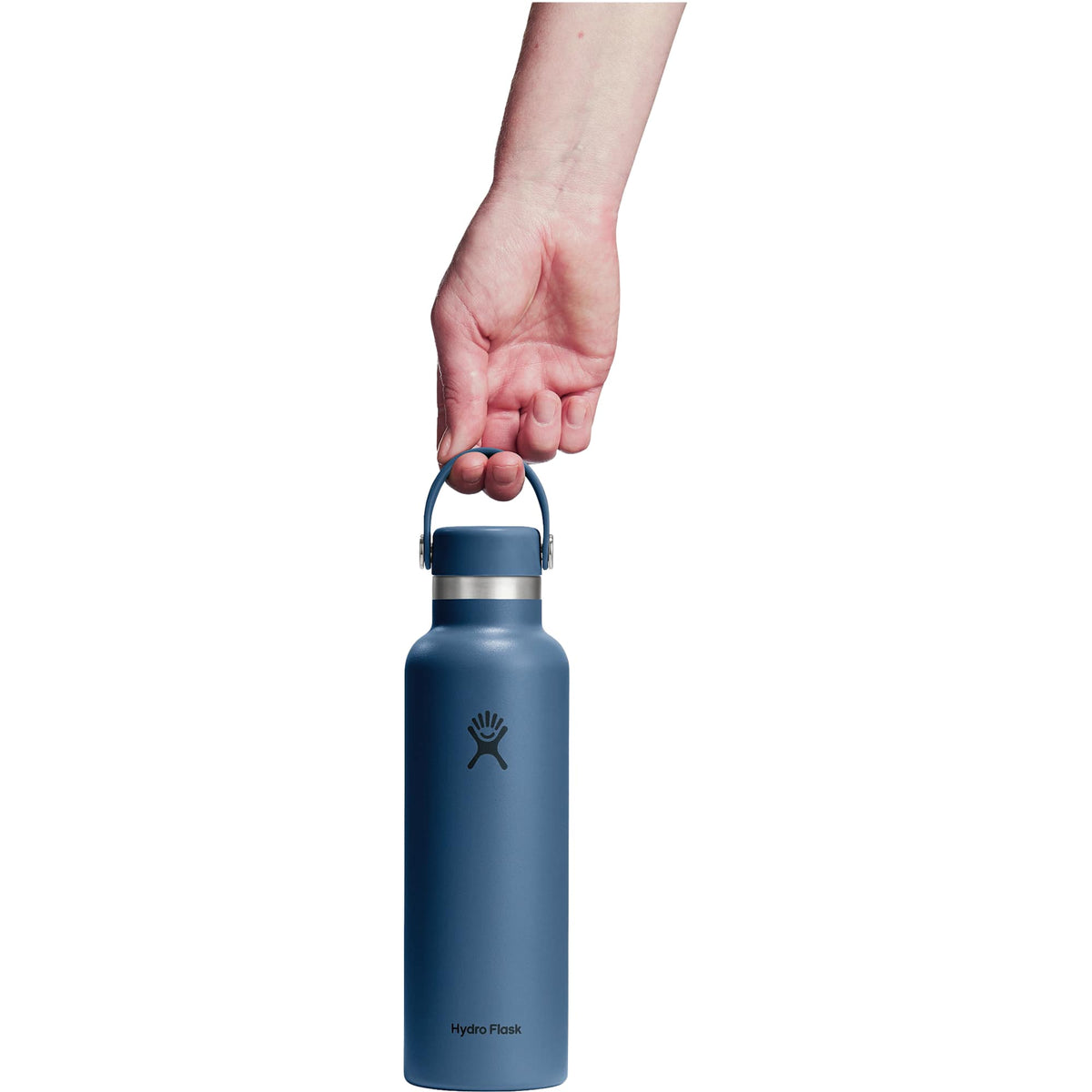 Hydro Flask Standard Mouth Bottle with Flex Cap, 21 oz Full Color - Harbor Blue - Photo 4