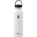 Hydro Flask Standard Mouth Bottle with Flex Cap, 21 oz Full Color - White - Back