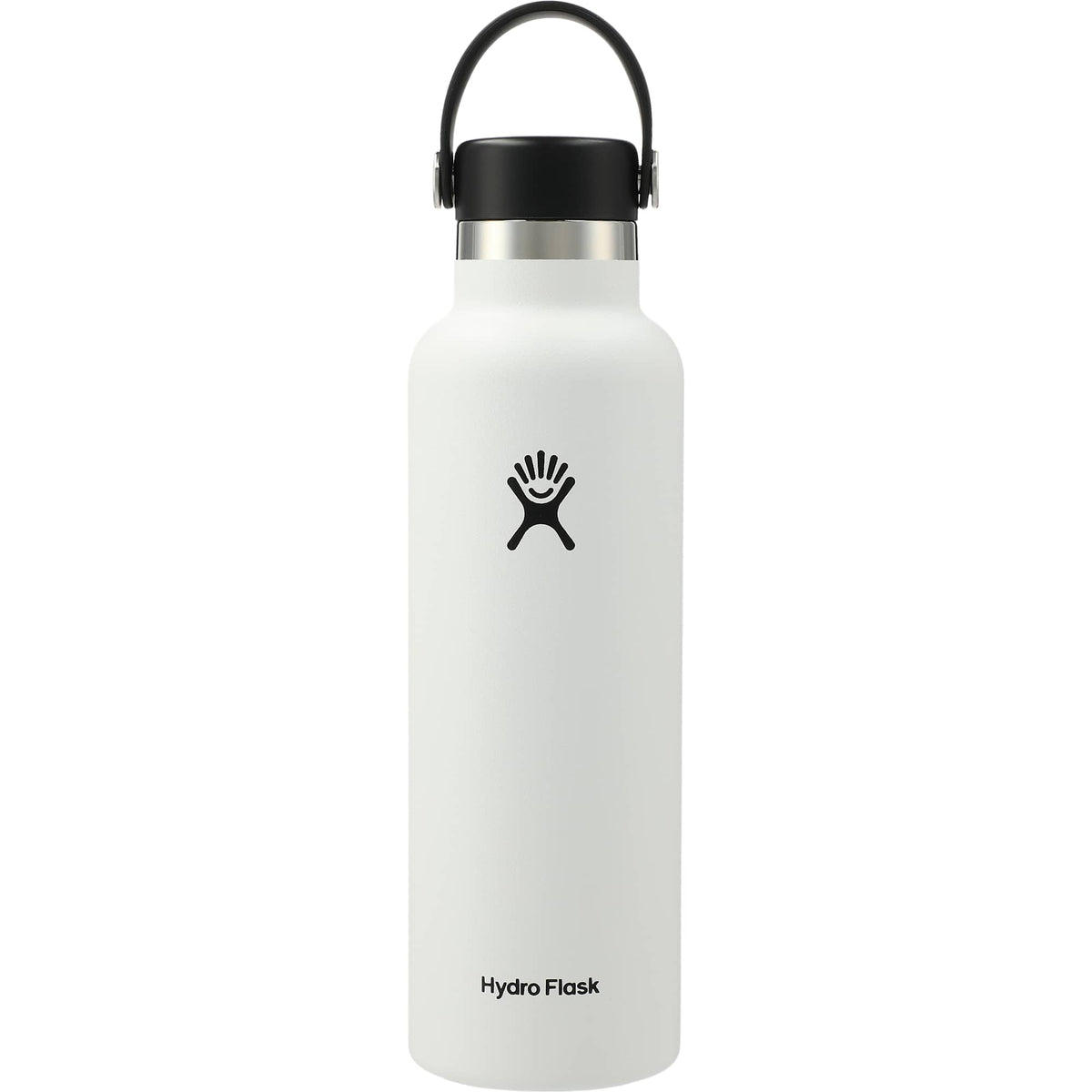 Hydro Flask Standard Mouth Bottle with Flex Cap, 21 oz Full Color - White - Back