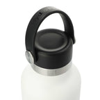 Hydro Flask Standard Mouth Bottle with Flex Cap, 21 oz Full Color - White - Right Angle