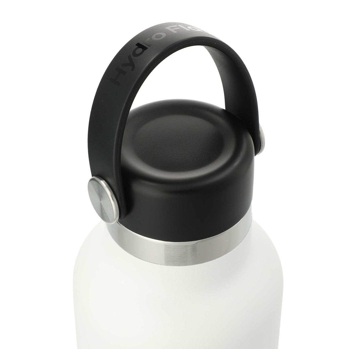 Hydro Flask Standard Mouth Bottle with Flex Cap, 21 oz Full Color - White - Right Angle