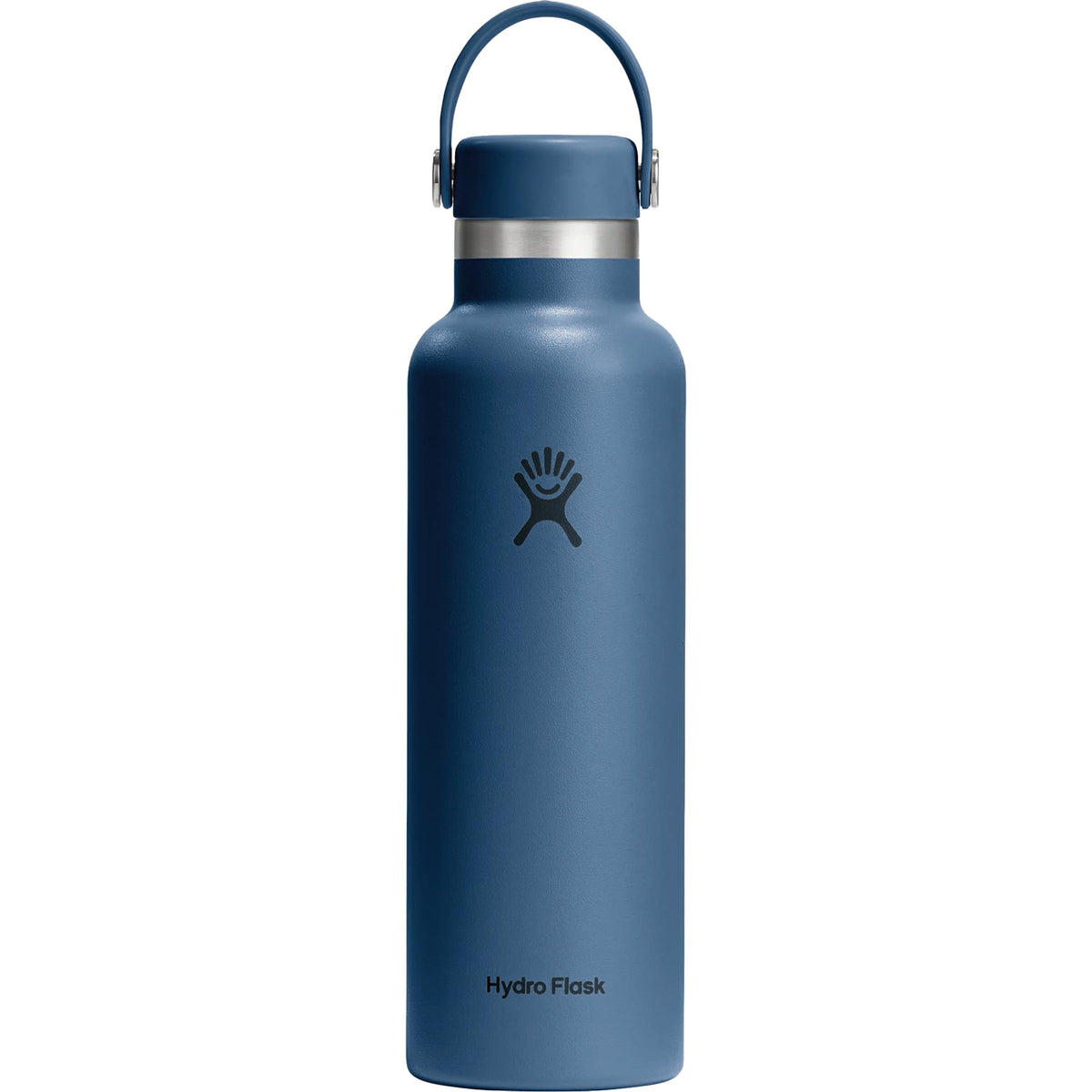 Hydro Flask Standard Mouth Bottle with Flex Cap, 21 oz Laser Engraving - Harbor Blue - Photo 2