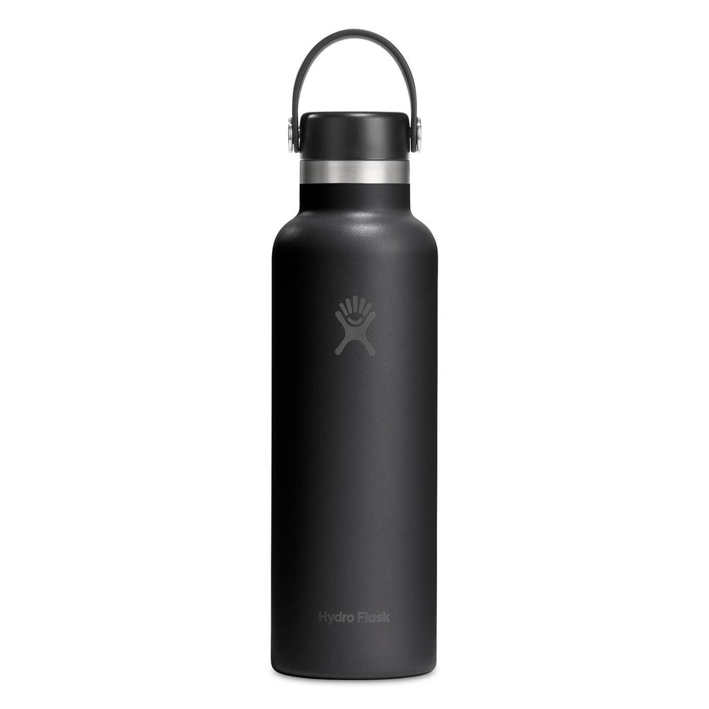 Hydro Flask Standard Mouth Insulated Bottle, 21 oz Full Color - Black - View 2
