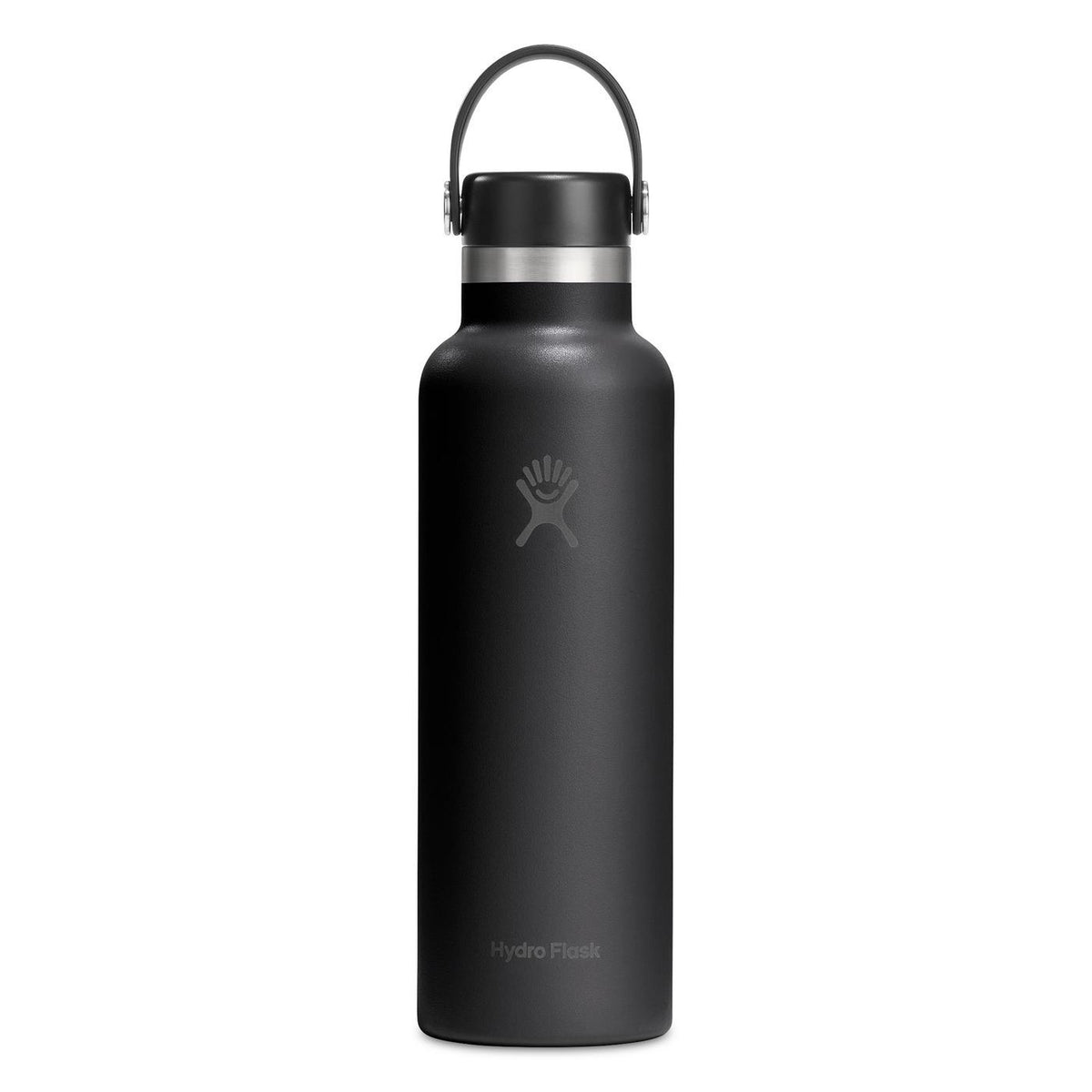 Hydro Flask Standard Mouth Insulated Bottle, 21 oz Full Color - Black - View 2