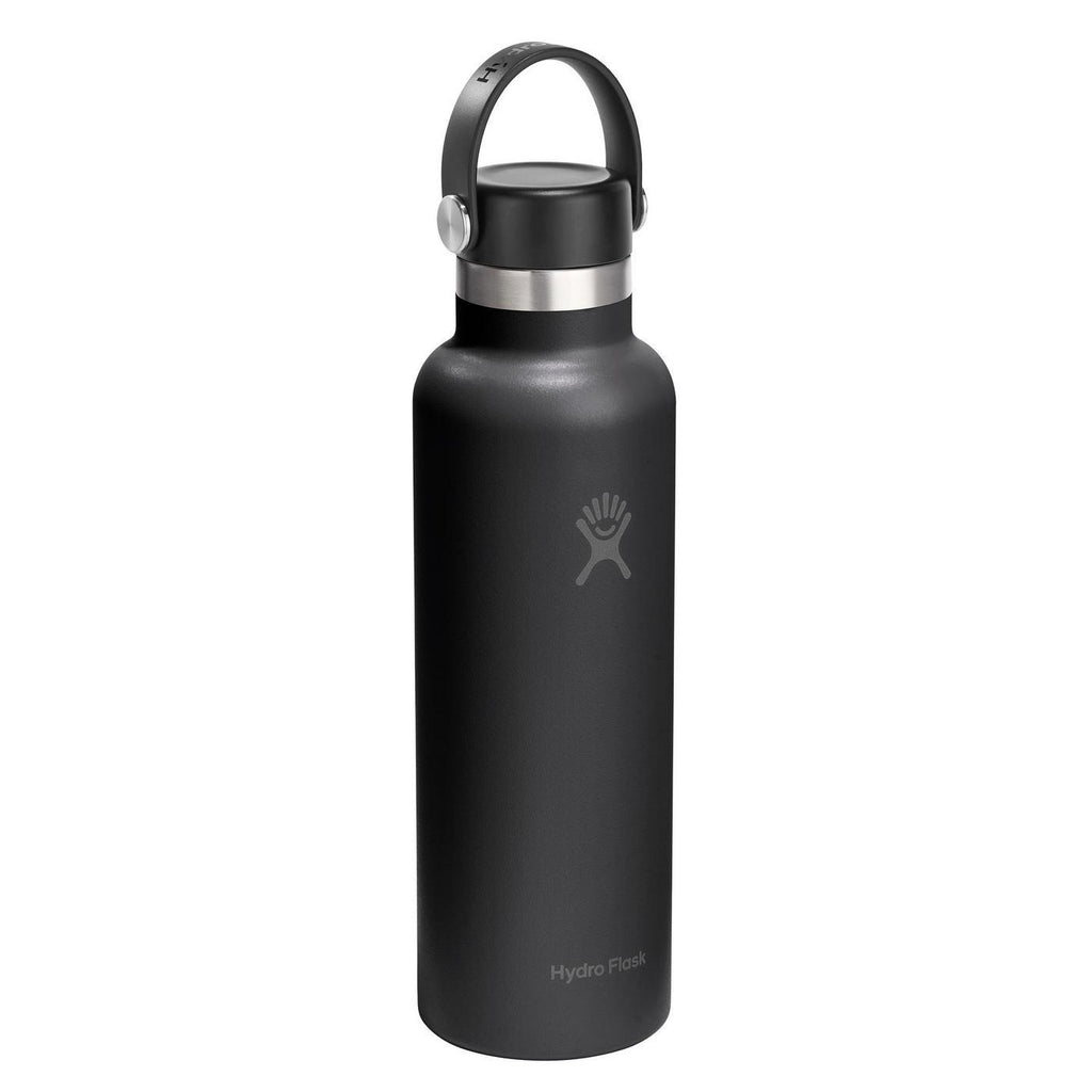 Hydro Flask Standard Mouth Insulated Bottle, 21 oz Full Color - Black - View 3