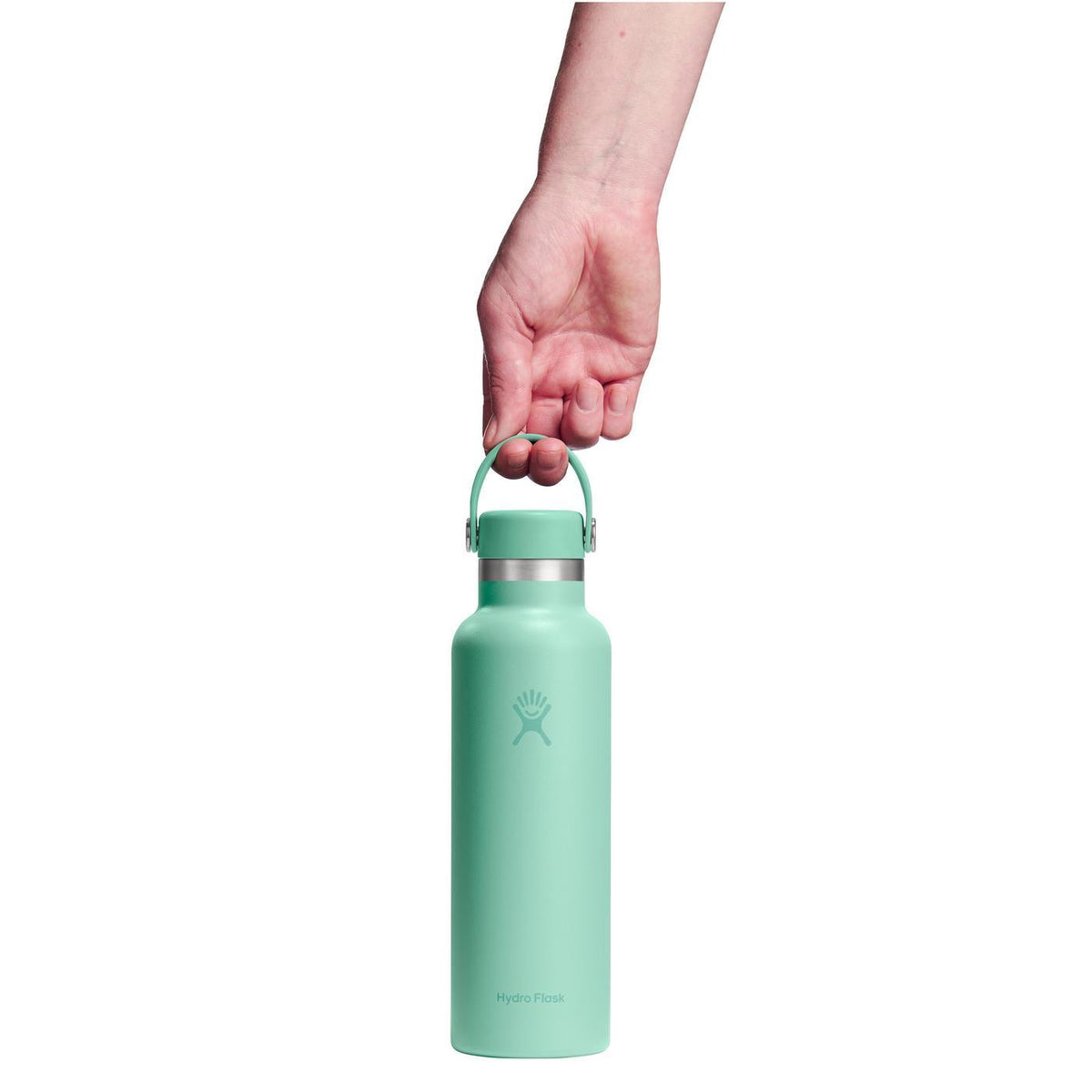Hydro Flask Standard Mouth Insulated Bottle, 21 oz Full Color - Mermaid Green - View 4