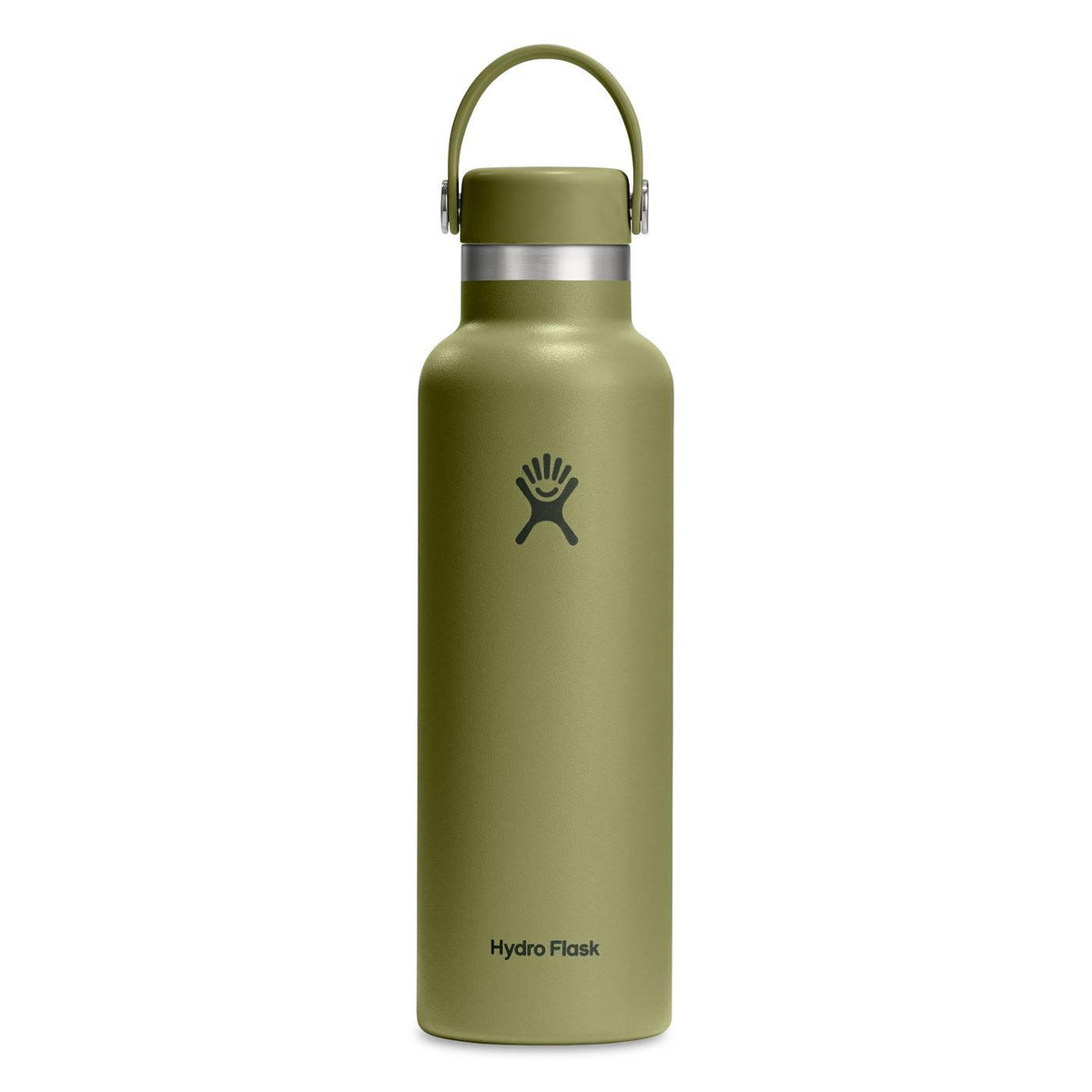Hydro Flask Standard Mouth Insulated Bottle, 21 oz Full Color - Palmer Green - View 2