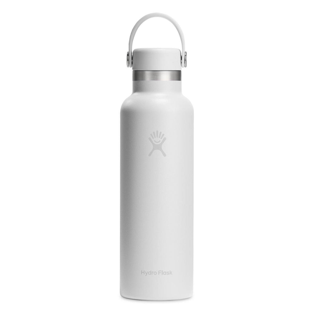 Hydro Flask Standard Mouth Insulated Bottle, 21 oz Full Color - White - View 2