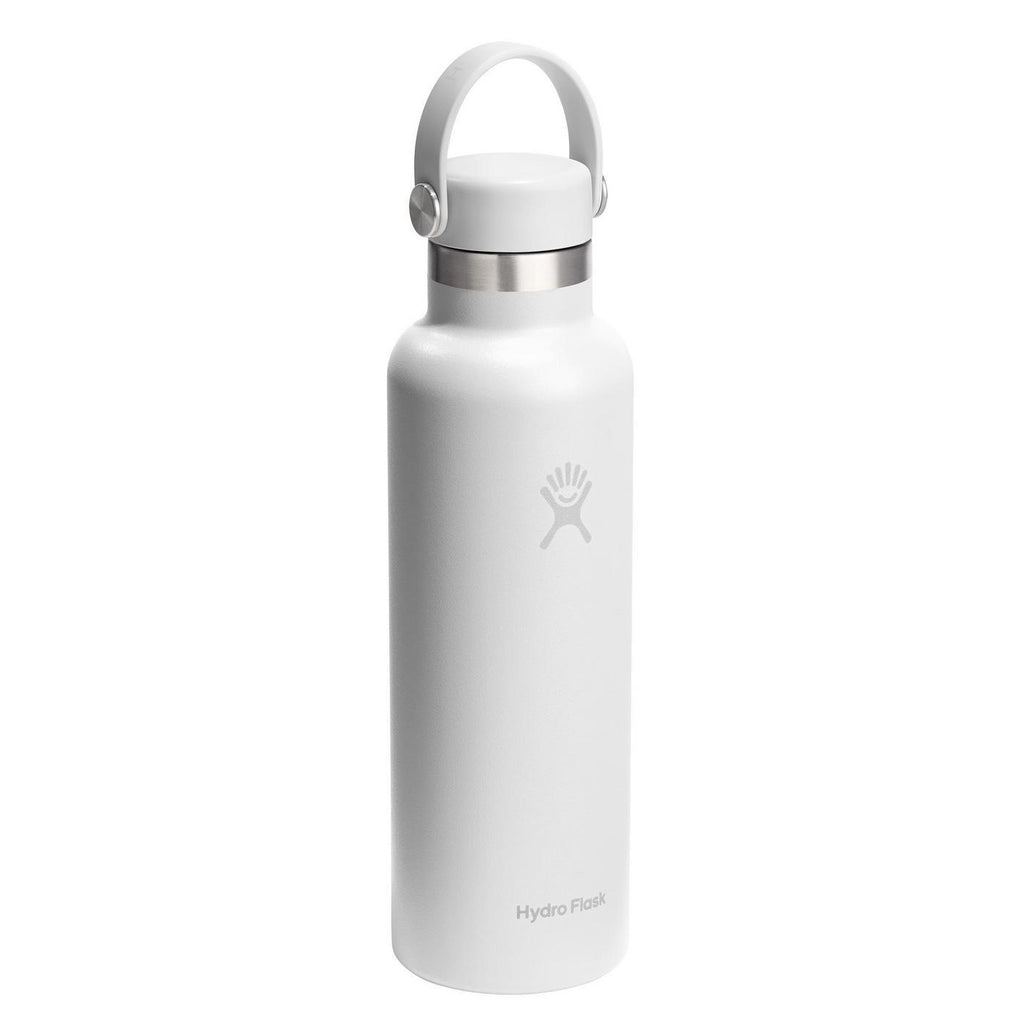 Hydro Flask Standard Mouth Insulated Bottle, 21 oz Full Color - White - View 3