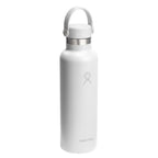 Hydro Flask Standard Mouth Insulated Bottle, 21 oz Full Color - White - View 3