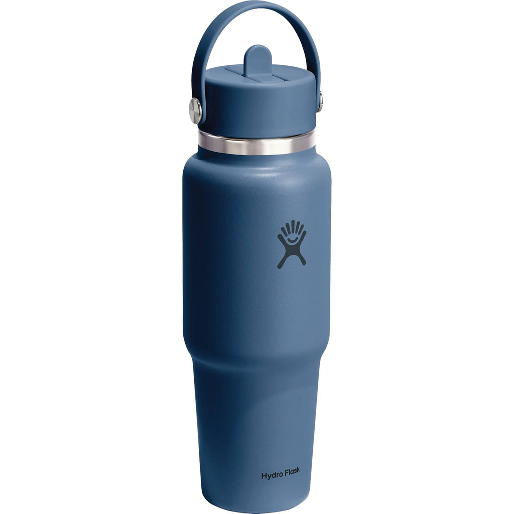 Hydro Flask Travel Bottle with Flex Straw Cap, 32 oz Full Color - Harbor Blue - Photo 2