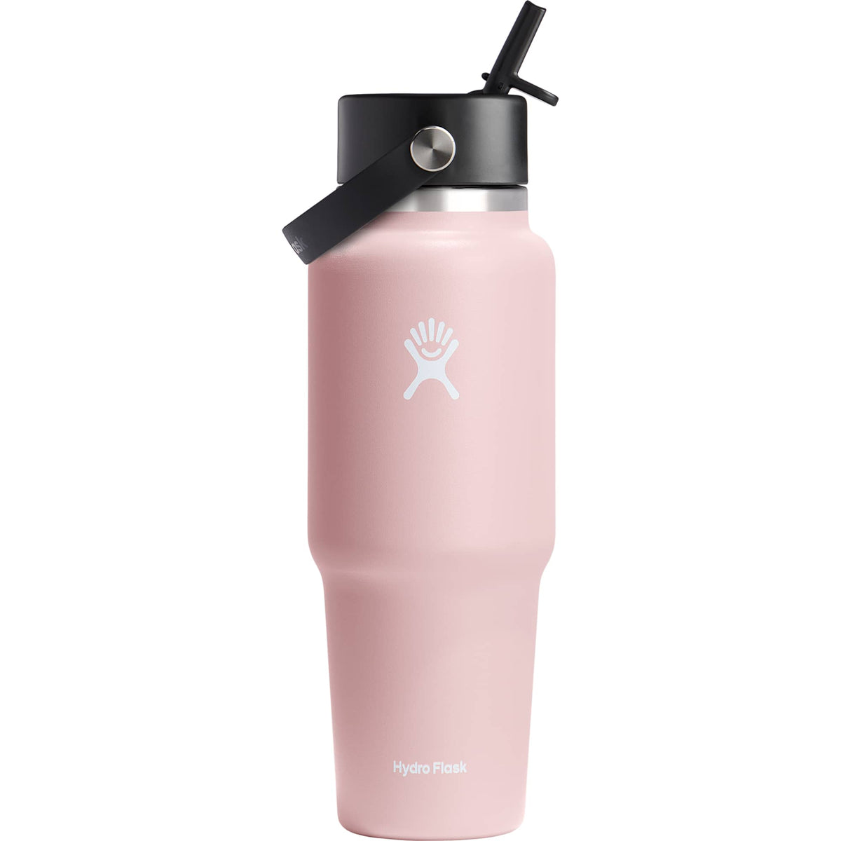 Hydro Flask Travel Bottle with Flex Straw Cap, 32 oz Full Color - Trillium - Back