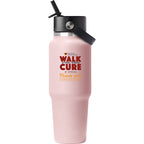 Hydro Flask Travel Bottle with Flex Straw Cap, 32 oz Full Color - Trillium - Front