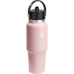Hydro Flask Travel Bottle with Flex Straw Cap, 32 oz Full Color - Trillium - Right Angle