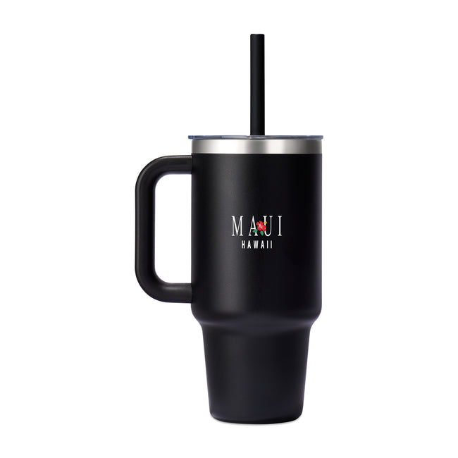 Hydro Flask Travel Tumbler with Handle and Straw, 32 oz Laser Engraving