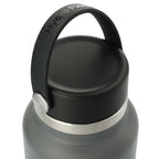 Hydro Flask Wide Mouth Bottle with Flex Cap, 32 oz Laser Engraving - Stone - Right Angle