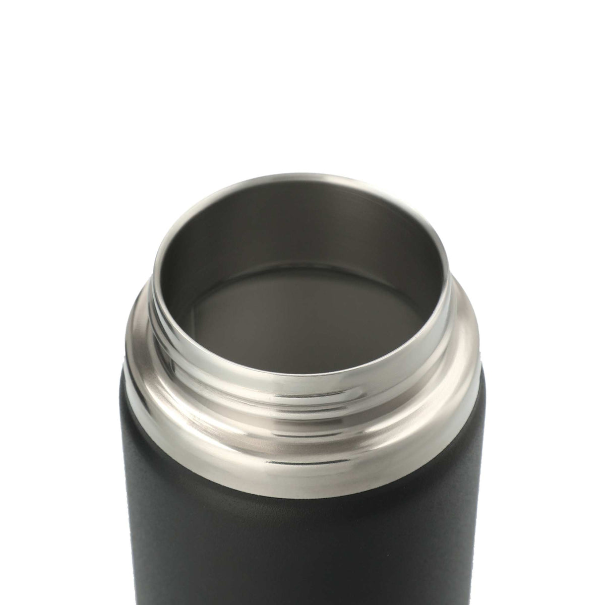 Hydro Flask Wide Mouth Bottle with Flex Sip Lid, 20 oz Full Color - Black - Right Angle 3