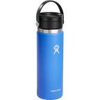 Hydro Flask Wide Mouth Bottle with Flex Sip Lid, 20 oz Full Color - Cascade - Right Angle