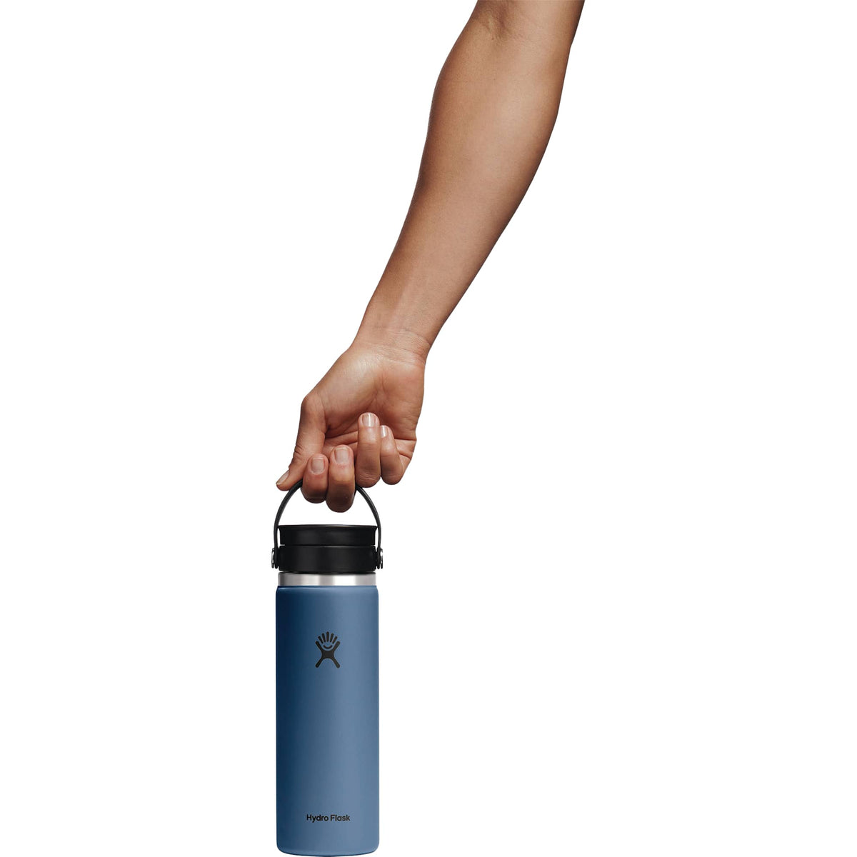 Hydro Flask Wide Mouth Bottle with Flex Sip Lid, 20 oz Full Color - Harbor Blue - Photo 4