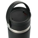 Hydro Flask Wide Mouth Bottle with Flex Sip Lid, 20 oz Laser Engraving - Black - Right Angle 2