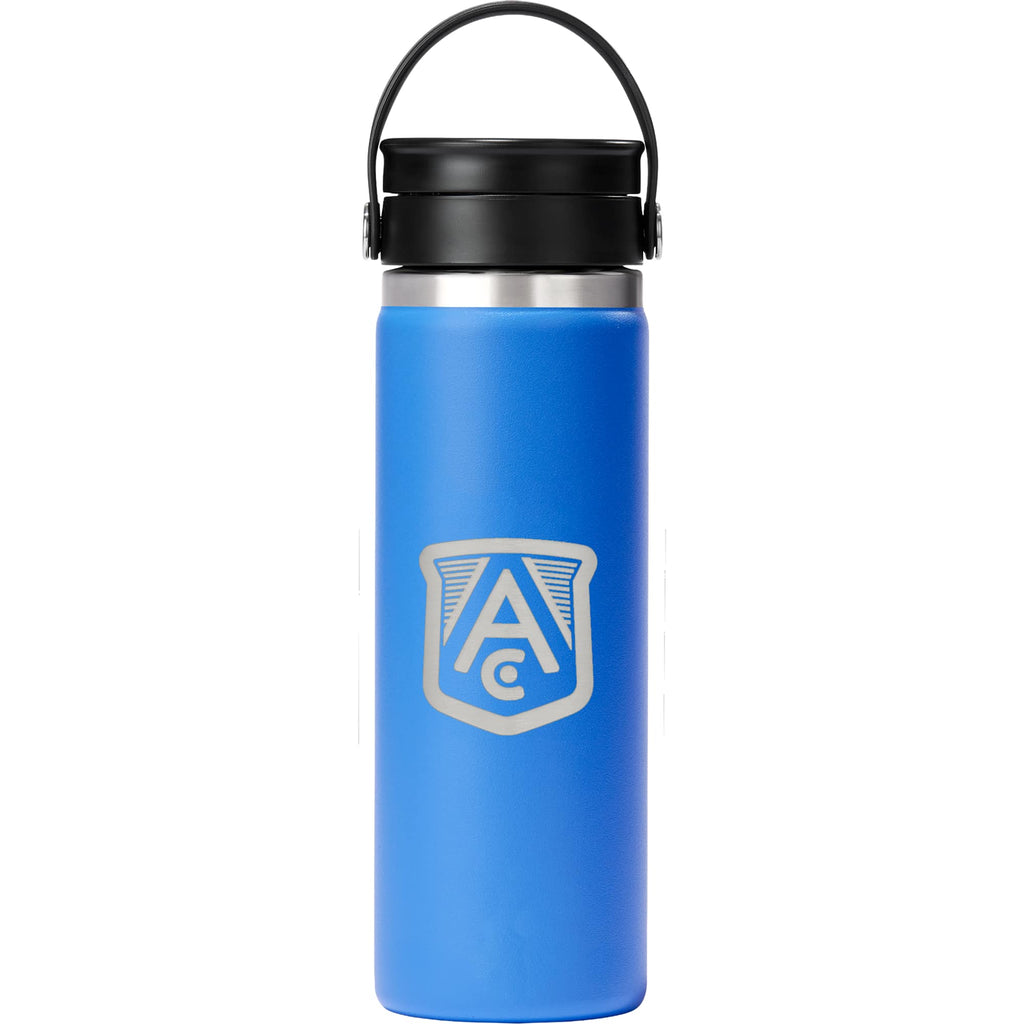 Hydro Flask Wide Mouth Bottle with Flex Sip Lid, 20 oz Laser Engraving - Cascade - Front