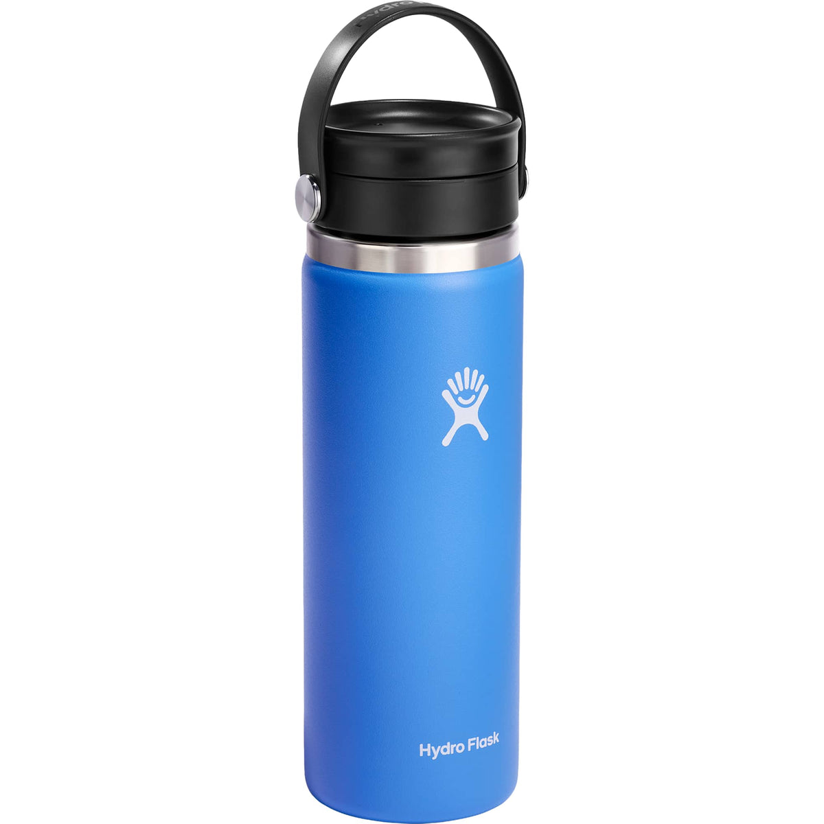 Hydro Flask Wide Mouth Bottle with Flex Sip Lid, 20 oz Laser Engraving - Cascade - Right Angle