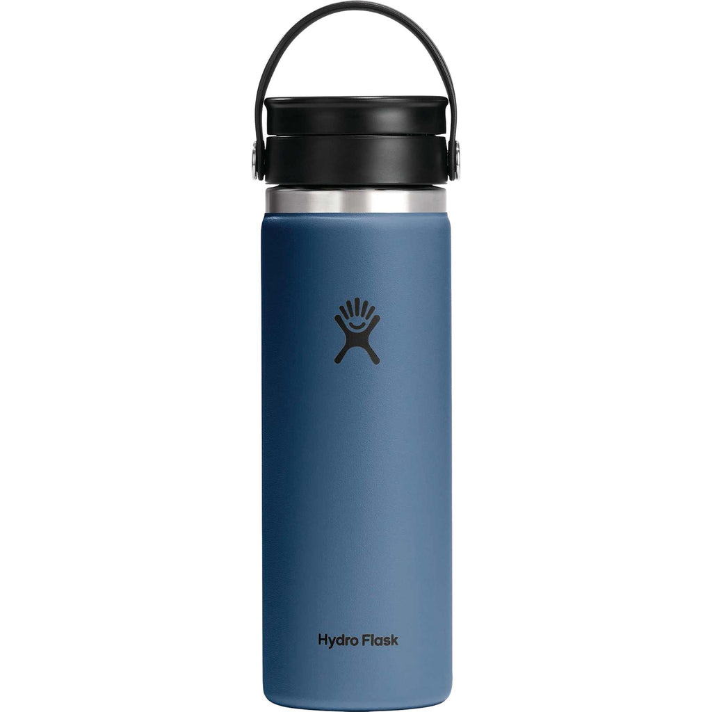 Hydro Flask Wide Mouth Bottle with Flex Sip Lid, 20 oz Laser Engraving - Harbor Blue - Photo 2