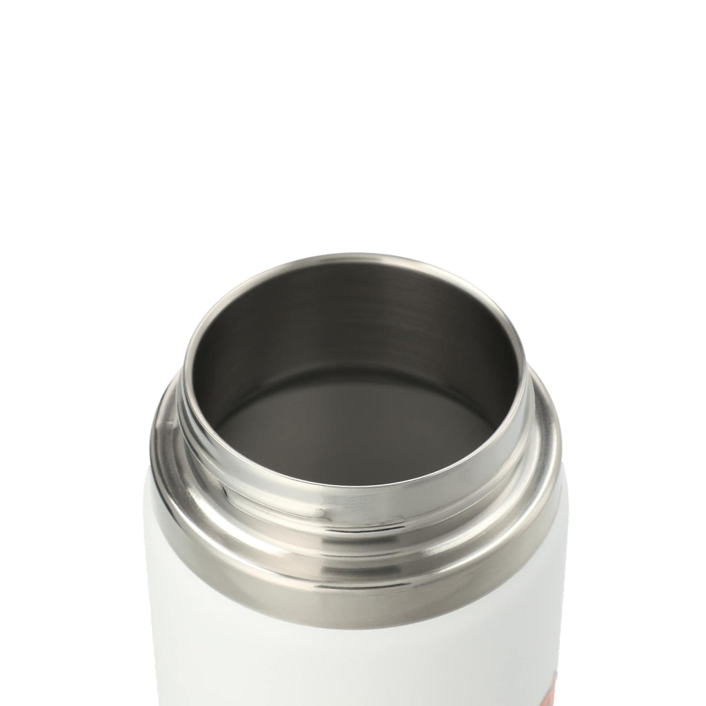 Hydro Flask Wide Mouth Bottle with Flex Sip Lid, 20 oz Laser Engraving - White - Right Angle 3