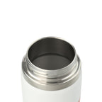 Hydro Flask Wide Mouth Bottle with Flex Sip Lid, 20 oz Laser Engraving - White - Right Angle 3