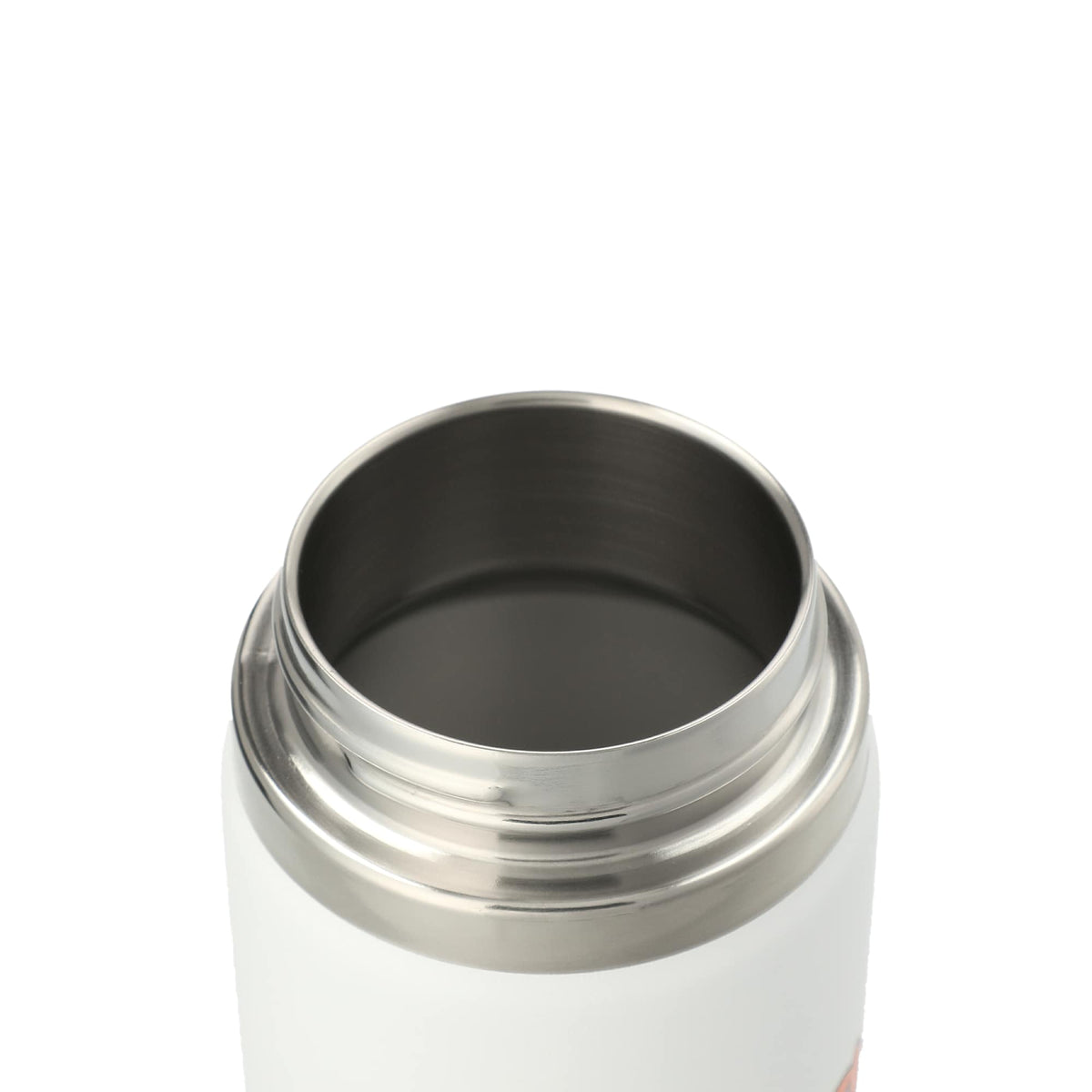 Hydro Flask Wide Mouth Bottle with Flex Sip Lid, 20 oz Laser Engraving - White - Right Angle 3