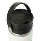 Hydro Flask Wide Mouth Bottle with Flex Sip Lid, 20 oz Laser Engraving - White - Right Angle