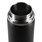 Hydro Flask Wide Mouth Bottle with Flex Straw Cap, 24 oz Laser Engraving - Black - Top 2