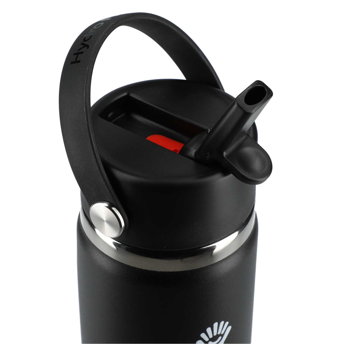 Hydro Flask Wide Mouth Bottle with Flex Straw Cap, 24 oz Laser Engraving - Black - Top 3
