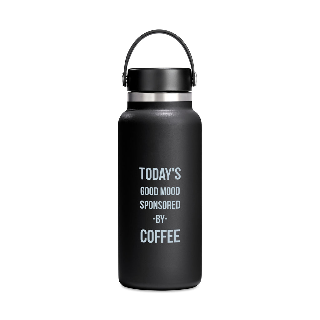 Hydro Flask Wide Mouth Insulated Bottle, 32 oz Full Color - Black - View 1