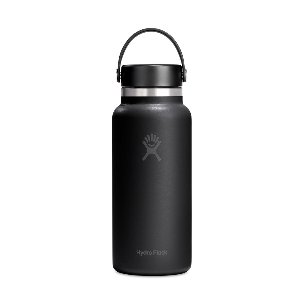 Hydro Flask Wide Mouth Insulated Bottle, 32 oz Full Color - Black - View 2