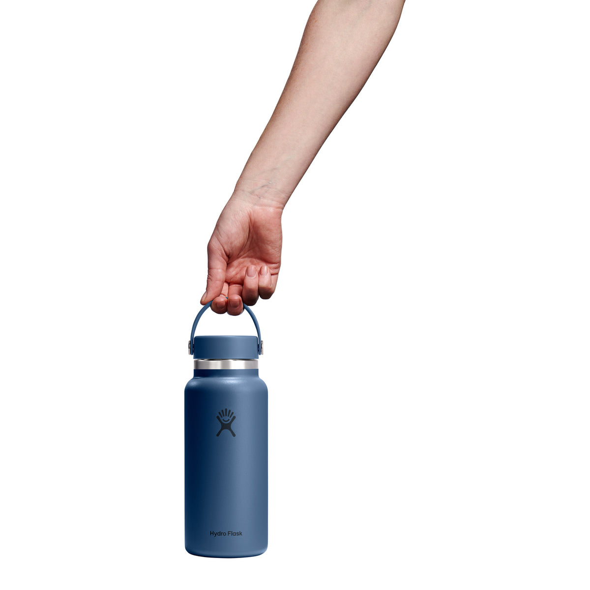 Hydro Flask Wide Mouth Insulated Bottle, 32 oz Full Color - Harbor Blue - View 4