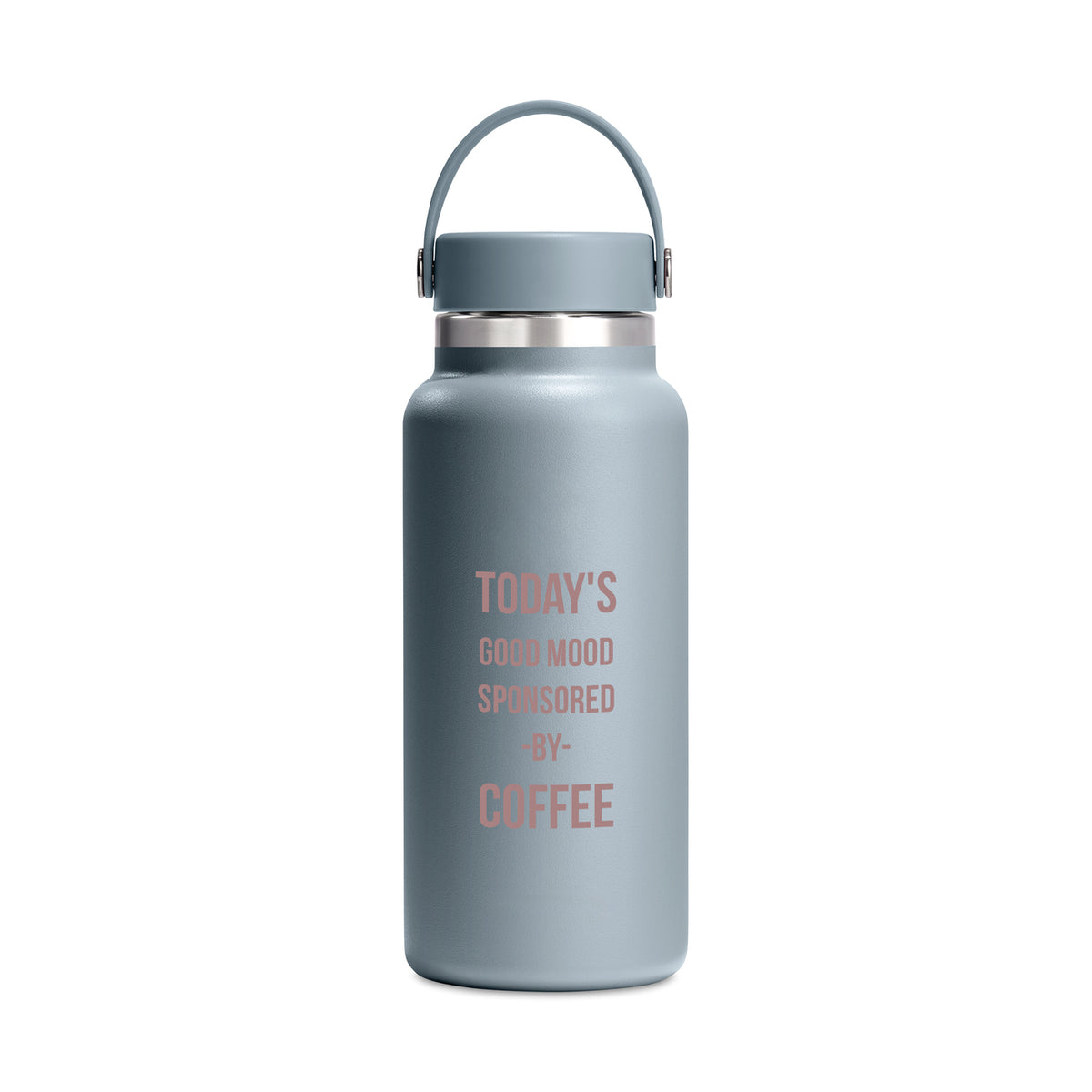 Hydro Flask Wide Mouth Insulated Bottle, 32 oz Full Color - Shale Gray - View 1