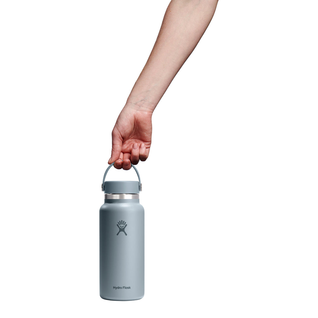 Hydro Flask Wide Mouth Insulated Bottle, 32 oz Full Color - Shale Gray - View 4