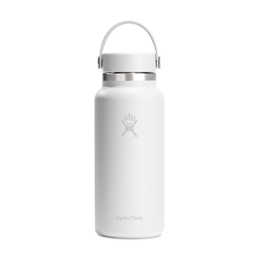 Hydro Flask Wide Mouth Insulated Bottle, 32 oz Full Color - White - View 2