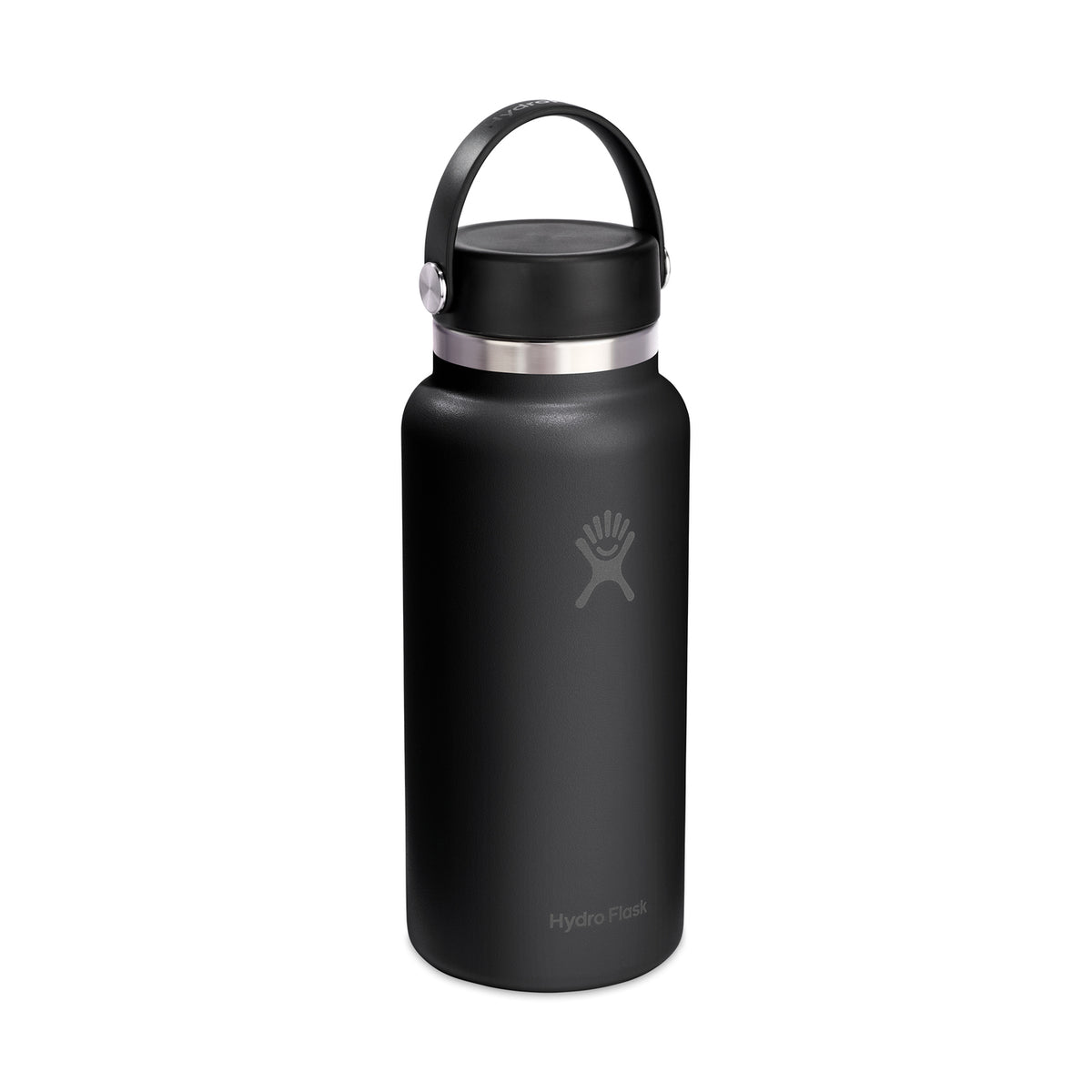Hydro Flask Wide Mouth Insulated Bottle, 32 oz Laser Engraving - Black - View 3