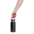 Hydro Flask Wide Mouth Insulated Bottle, 32 oz Laser Engraving - Black - View 4