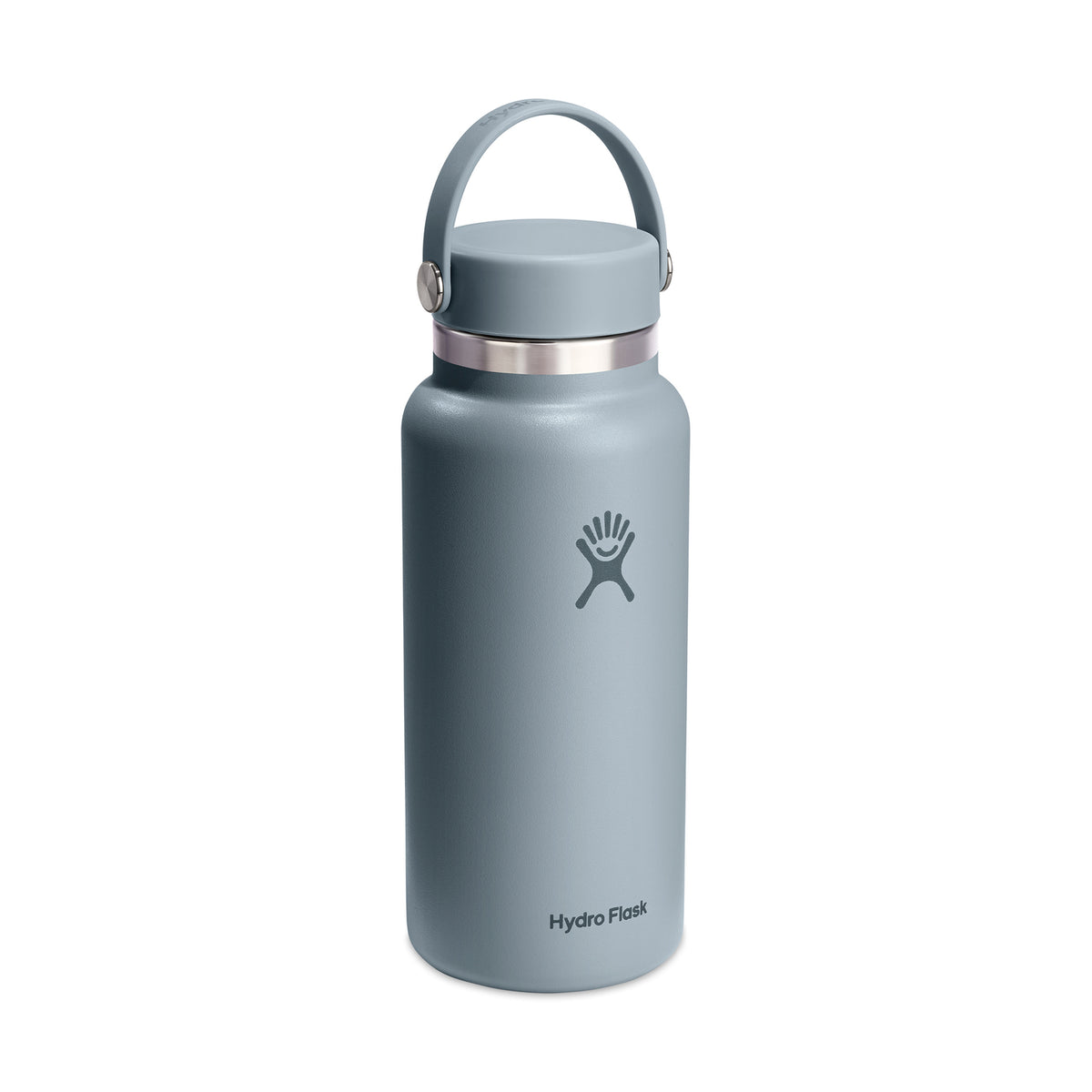 Hydro Flask Wide Mouth Insulated Bottle, 32 oz Laser Engraving - Shale Gray - View 3