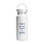 Hydro Flask Wide Mouth Insulated Bottle, 32 oz Laser Engraving - White - View 1