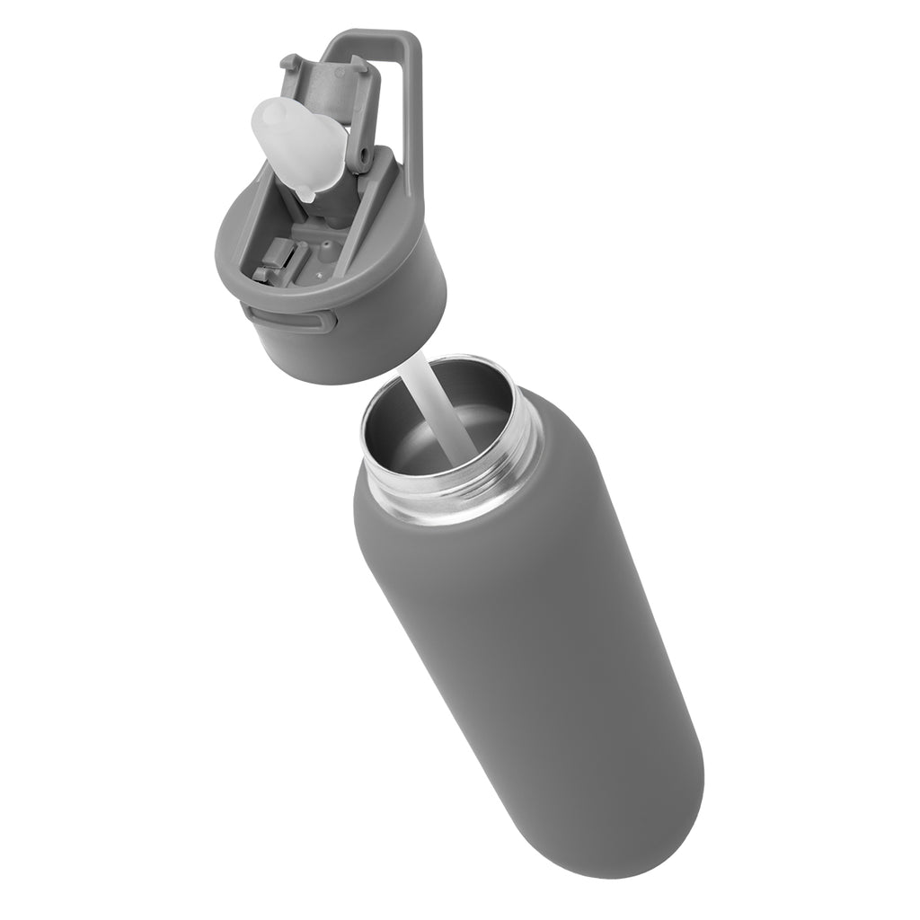 Hydrus Recycled Stainless Steel Bottle, 20 oz - Gray - Parts