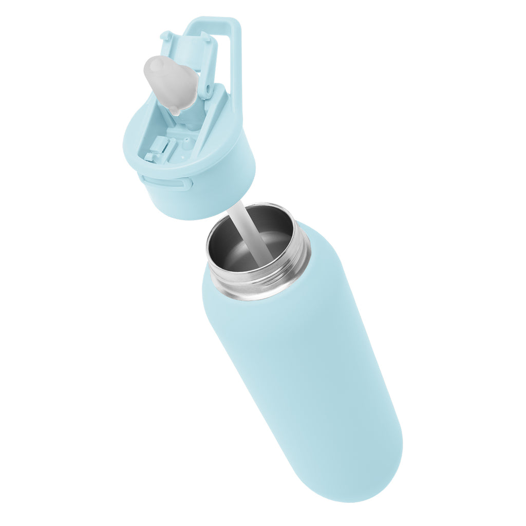 Hydrus Recycled Stainless Steel Bottle, 20 oz - Light Blue - Parts