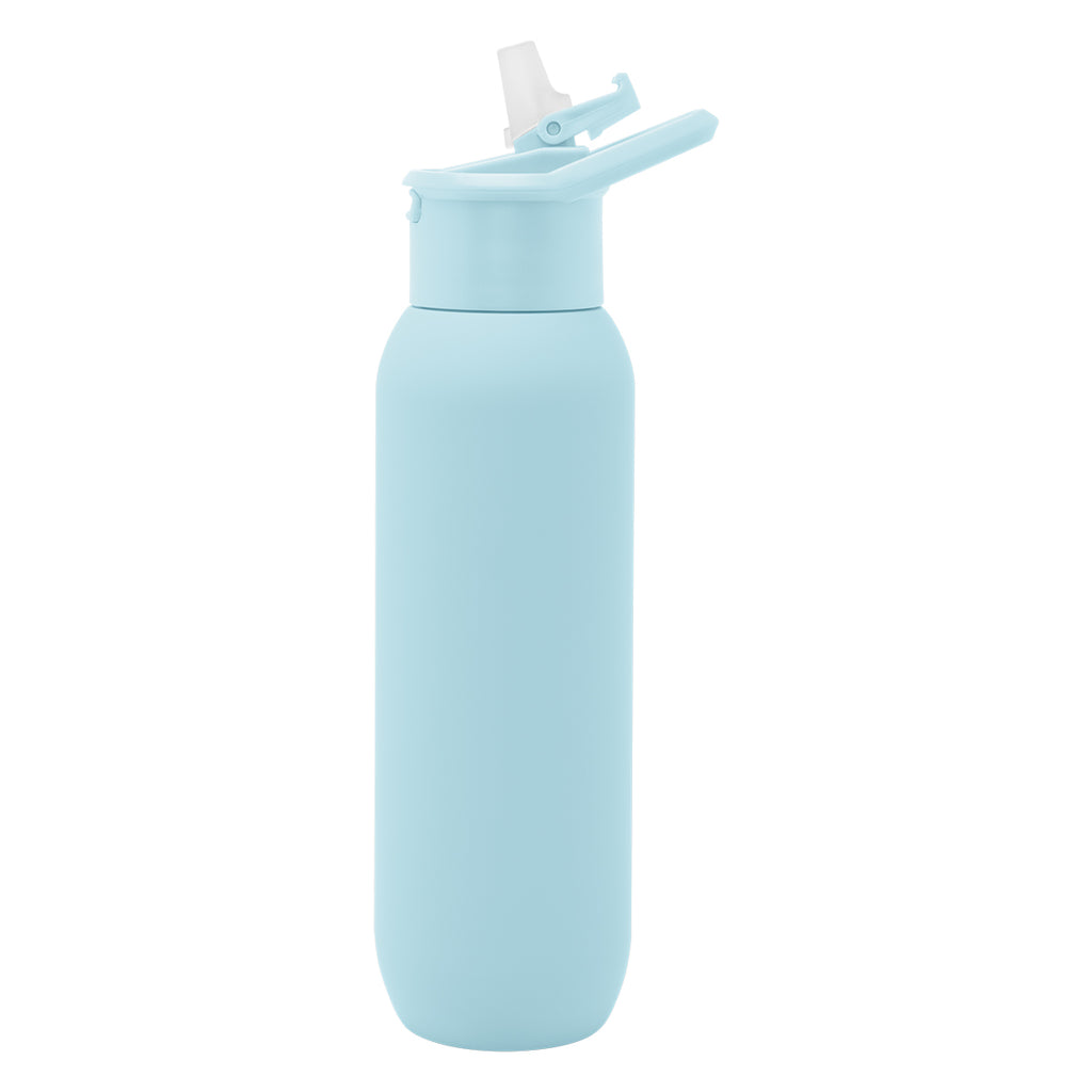 Hydrus Recycled Stainless Steel Bottle, 20 oz - Light Blue - Side