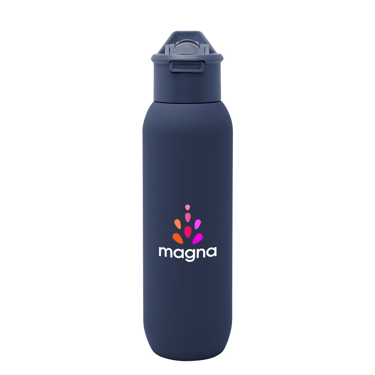 Hydrus Recycled Stainless Steel Bottle, 20 oz - Navy - Colorbrite