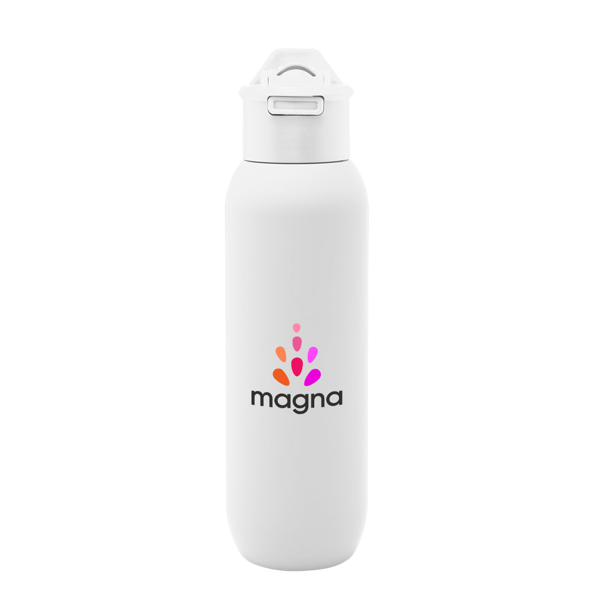 Hydrus Recycled Stainless Steel Bottle, 20 oz - White - Colorbrite